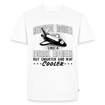 Aerospace Engineer Like A Normal Space Engineering - Men's Premium Organic T-Shirt - white - Front - Nico (187cm)