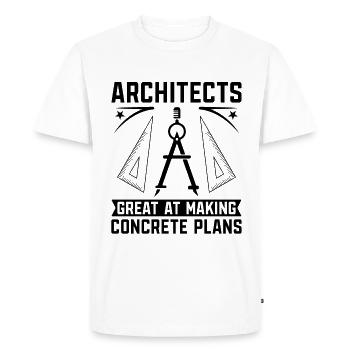 Architects Great At Making Architecture Job - Men's Premium Organic T-Shirt - white - Front - Nico (187cm)