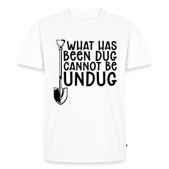 Qu’est-ce qui a été Archéologue des fouilles archéologiques - T-shirt Premium bio Homme - blanc - Devant - Nico (187cm)
