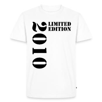 2010 Édition Limitée Anniversaire Cadeau Femme Mari - T-shirt Premium bio Homme - blanc - Devant - Nico (187cm)