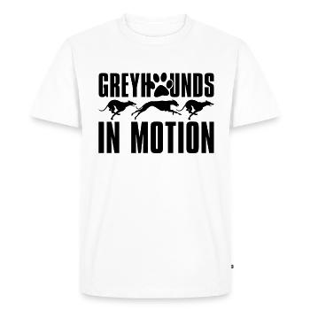 Greyhounds Racing Rescue Dog Racer Greyhound Racer - T-shirt Premium bio Homme - blanc - Devant - Nico (187cm)