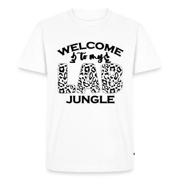 Bienvenue dans mon laboratoire de technicien scientifique de laboratoire - T-shirt Premium bio Homme - blanc - Devant - Nico (187cm)
