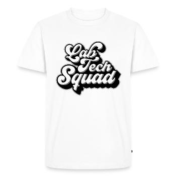 Escouade de laboratoire Scientifique de laboratoire Technicien de laboratoire - T-shirt Premium bio Homme - blanc - Devant - Nico (187cm)