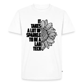 It Take A Lot Scientifique de laboratoire Technicien de laboratoire - T-shirt Premium bio Homme - blanc - Devant - Nico (187cm)
