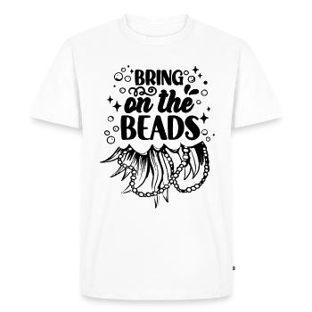 Bring On The Beads Beading Jewelry Making Beader - Men's Premium Organic T-Shirt - white - Front - Nico (187cm)