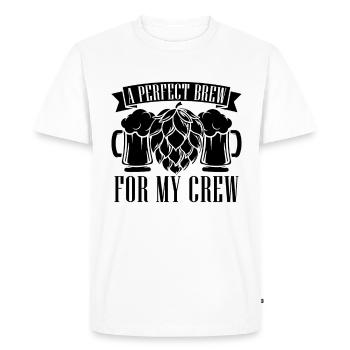A Perfect Brew For Beer Brewing Malt Beer Brewer - Men's Premium Organic T-Shirt - white - Front - Nico (187cm)