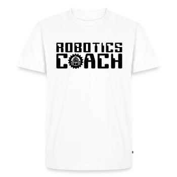 Robotics Coach Robot Technology Robotics Engineer - Men's Premium Organic T-Shirt - white - Front - Nico (187cm)