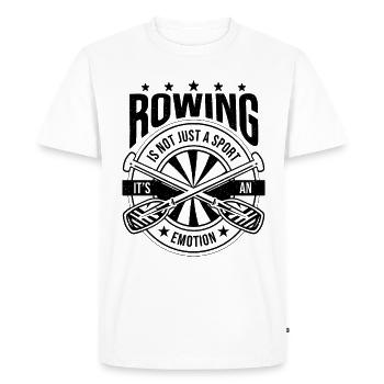 Rowing Is Not Just A Sport Rowing Oarsmen Rower - Men's Premium Organic T-Shirt - white - Front - Nico (187cm)