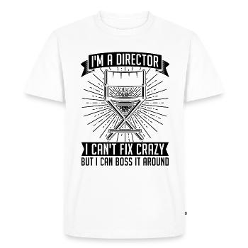 Je suis un réalisateur que je ne peux pas réparer Réalisateurs de films de cinéma - T-shirt Premium bio Homme - blanc - Devant - Nico (187cm)