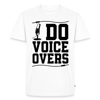 I Do Voiceoff Annonceur Drame Doubleurs Acteurs - T-shirt Premium bio Homme - blanc - Devant - Nico (187cm)