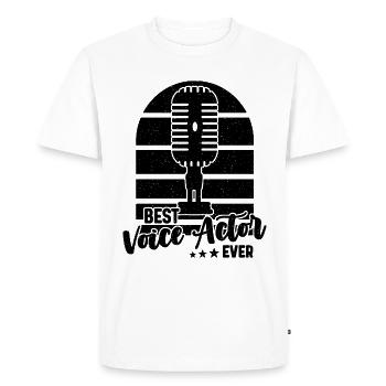 Meilleur acteur de doublage Ever Retro Drama Voice Actors - T-shirt Premium bio Homme - blanc - Devant - Nico (187cm)