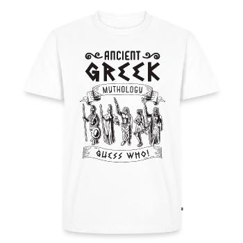 Mythe de la mythologie grecque antique Amoureux de la mythologie grecque - T-shirt Premium bio Homme - blanc - Devant - Nico (187cm)