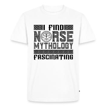 Je trouve des runes mystiques nordiques amoureux de la mythologie nordique - T-shirt Premium bio Homme - blanc - Devant - Nico (187cm)