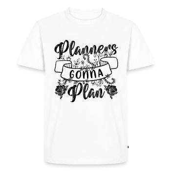 Planners going to Plan Event Planner Wedding Planners - Men's Premium Organic T-Shirt - white - Front - Nico (187cm)