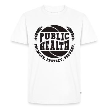 Santé publique Promouvoir Scientifique Healthcare Worke - T-shirt Premium bio Homme - blanc - Devant - Nico (187cm)
