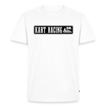 Kart Racing Dr. Racetrack Motorsport Kart Race - Men's Premium Organic T-Shirt - white - Front - Nico (187cm)