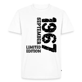 1967 Septembre Édition Limitée 56th Birthday Deco - T-shirt Premium bio Homme - blanc - Devant - Nico (187cm)