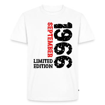 1966 Septembre Édition Limitée 57th Birthday Deco - T-shirt Premium bio Homme - blanc - Devant - Nico (187cm)