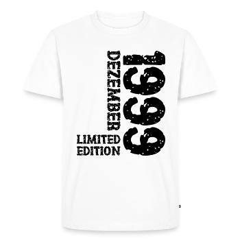 1999 décembre édition limitée 24e anniversaire décoration - T-shirt Premium bio Homme - blanc - Devant - Nico (187cm)
