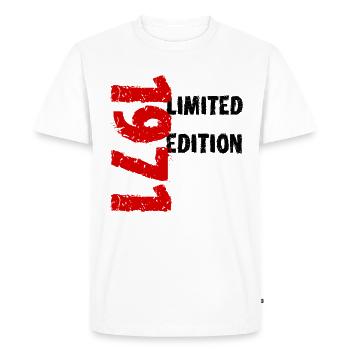 1971 édition limitée anniversaire cadeau femme mari - T-shirt Premium bio Homme - blanc - Devant - Nico (187cm)