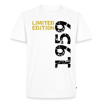 1959 édition limitée anniversaire cadeau femme mari - T-shirt Premium bio Homme - blanc - Devant - Nico (187cm)