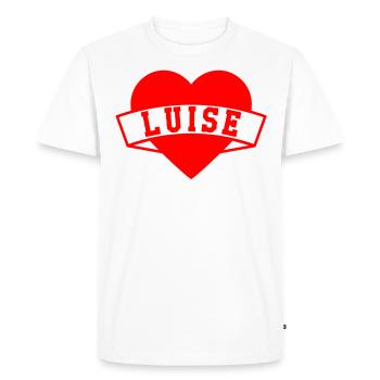 Luise Herzen - T-shirt Premium bio Homme - blanc - Devant - Nico (187cm)
