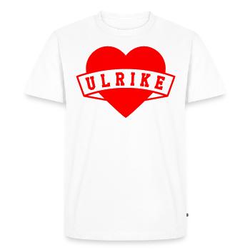Ulrike Herzen - T-shirt Premium bio Homme - blanc - Devant - Nico (187cm)