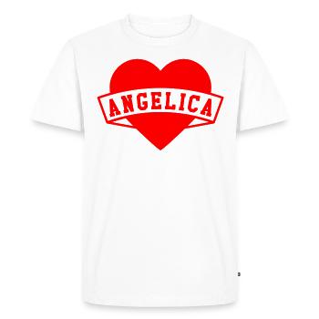 Angelica Herzen - T-shirt Premium bio Homme - blanc - Devant - Nico (187cm)