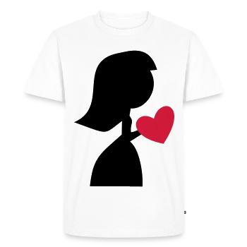 bride - Men's Premium Organic T-Shirt - white - Front - Nico (187cm)