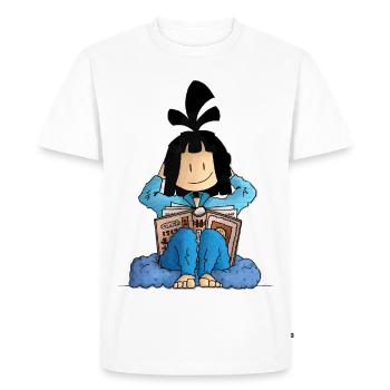 Scott - the super workshop manual / - Men's Premium Organic T-Shirt - white - Front - Nico (187cm)