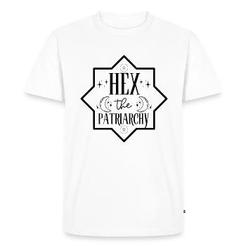 Hex The Patriarchy - Men's Premium Organic T-Shirt - white - Front - Nico (187cm)