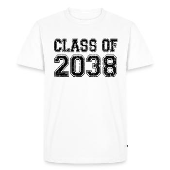 Class Of 2038 - Men's Premium Organic T-Shirt - white - Front - Nico (187cm)