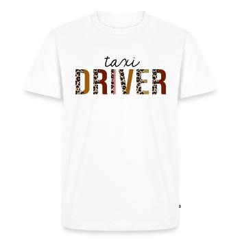 Préparateur de déclarations de revenus Leopard Print Drôle - T-shirt Premium bio Homme - blanc - Devant - Nico (187cm)
