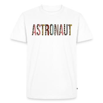 Astronaut - Men's Premium Organic T-Shirt - white - Front - Nico (187cm)