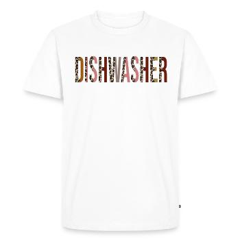 Dishwasher - Men's Premium Organic T-Shirt - white - Front - Nico (187cm)