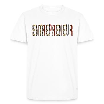 Entrepreneur - T-shirt Premium bio Homme - blanc - Devant - Nico (187cm)