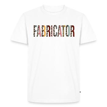 Constructeur - T-shirt Premium bio Homme - blanc - Devant - Nico (187cm)