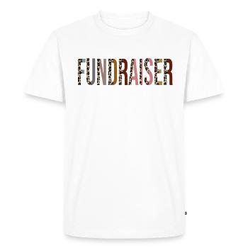 Collecte de fonds - T-shirt Premium bio Homme - blanc - Devant - Nico (187cm)