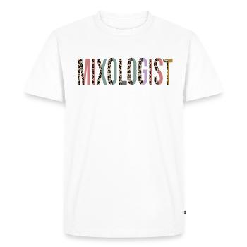 Mixologue - T-shirt Premium bio Homme - blanc - Devant - Nico (187cm)