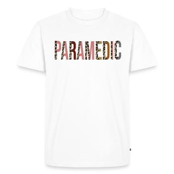 Ambulancier - T-shirt Premium bio Homme - blanc - Devant - Nico (187cm)
