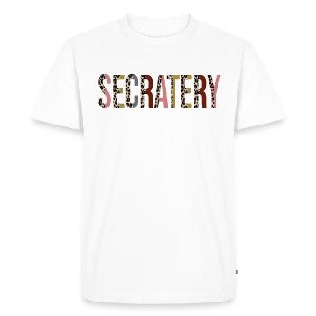 Sécréterie - T-shirt Premium bio Homme - blanc - Devant - Nico (187cm)
