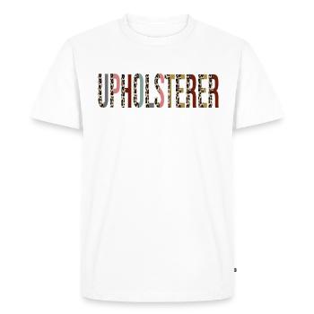 Tapissier - T-shirt Premium bio Homme - blanc - Devant - Nico (187cm)
