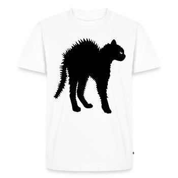 Ne me touche pas - T-shirt Premium bio Homme - blanc - Devant - Nico (187cm)