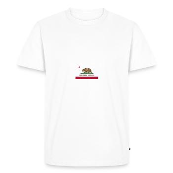 Californie - T-shirt Premium bio Homme - blanc - Devant - Nico (187cm)