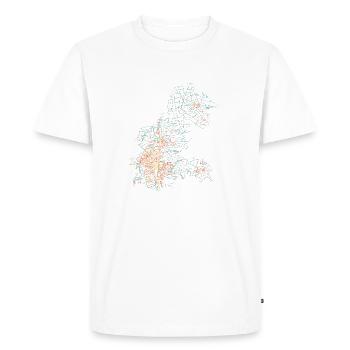 Pastels basiques Heidenheim an der Brenz - T-shirt Premium bio Homme - blanc - Devant - Nico (187cm)