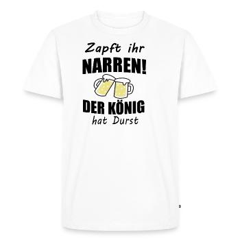 Wiesn Bier Beer München Bayern - T-shirt Premium bio Homme - blanc - Devant - Nico (187cm)