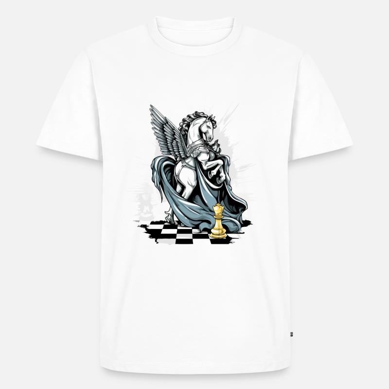 Le cavalier ailé n°2 - T-shirt Premium bio Homme - blanc
