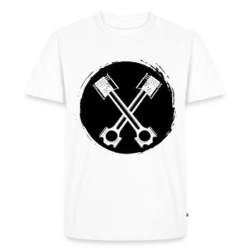 Atelier - Tournevis Tournevis Amateur - T-shirt Premium bio Homme - blanc - Devant - Nico (187cm)