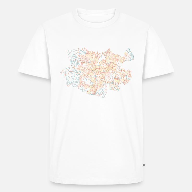 Kassel Basic Pastels - Männer Premium Bio T-Shirt - undefined