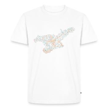 Pastels de base Gummersbach - T-shirt Premium bio Homme - blanc - Devant - Nico (187cm)